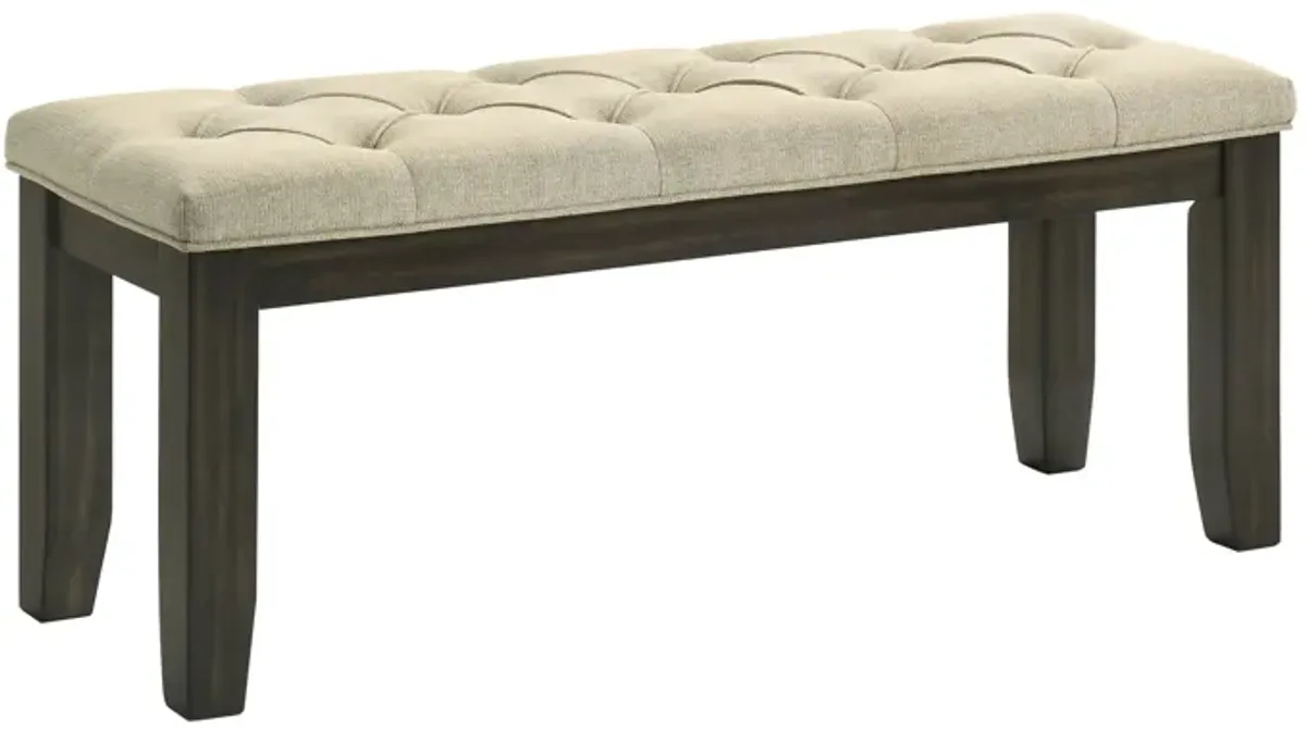 Herbert - Bench - Espresso / Beige