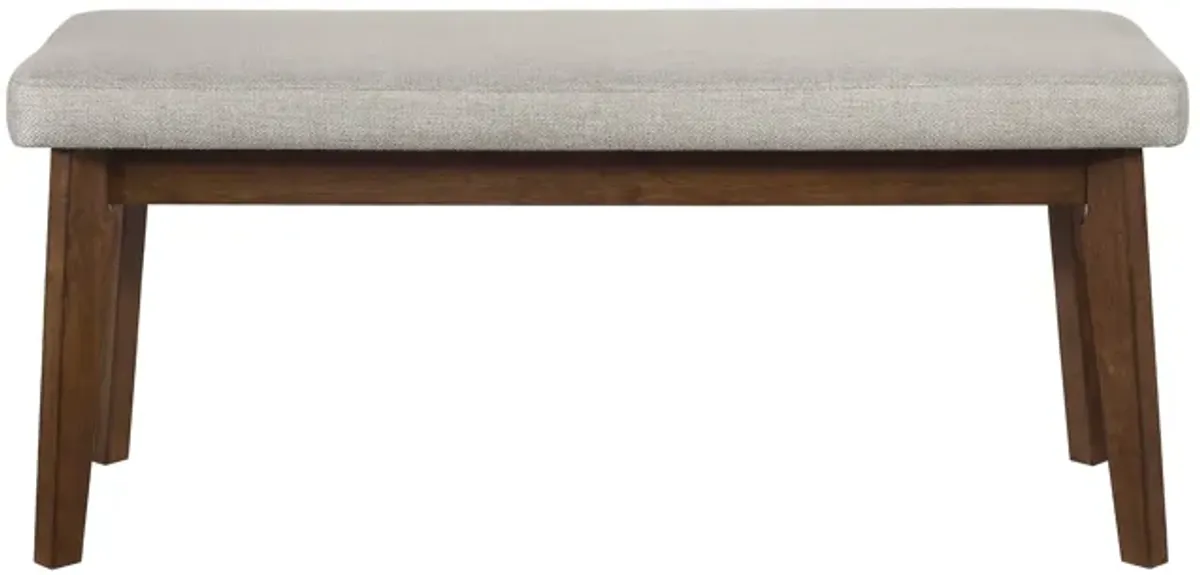 Salerno - Bench - Gray / Brown