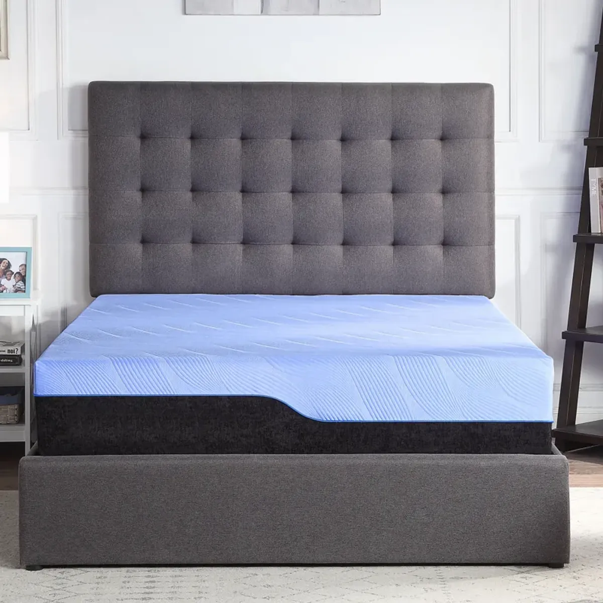 Refresh - 12" Hybrid Cooling Fast Responding Latex Foam And Coil Mattress