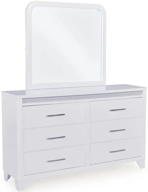 Jarlee - White - Dresser And Mirror