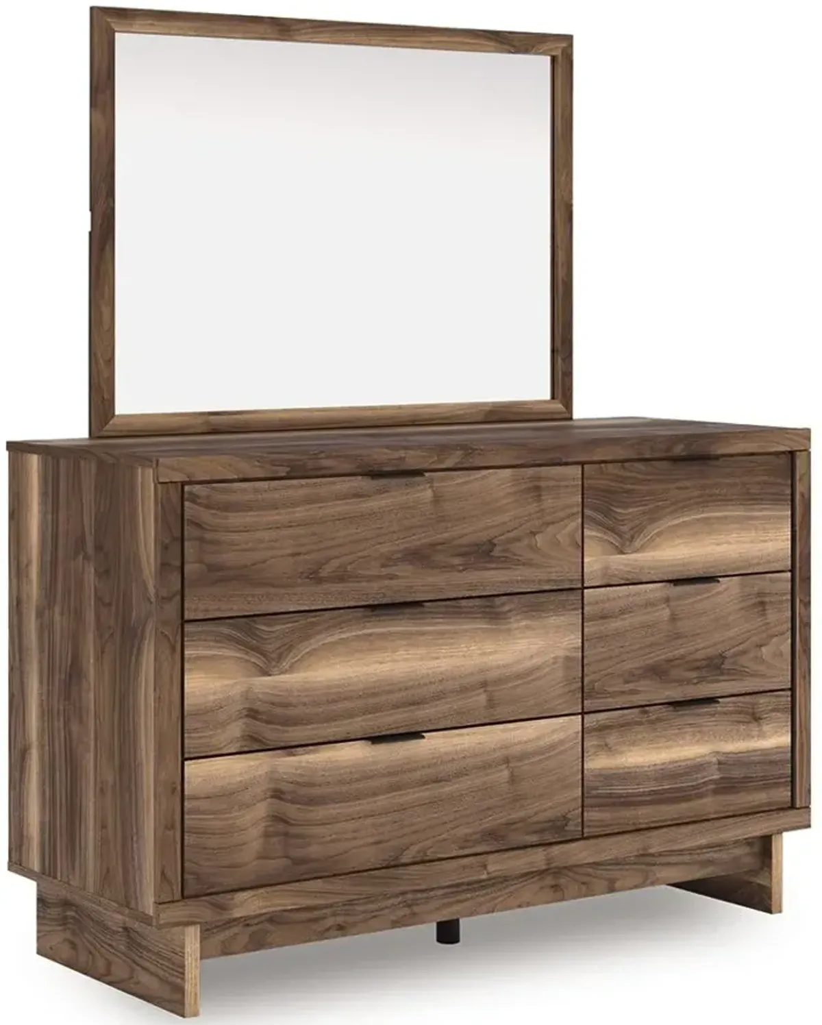 Chirason - Brown - Dresser And Mirror