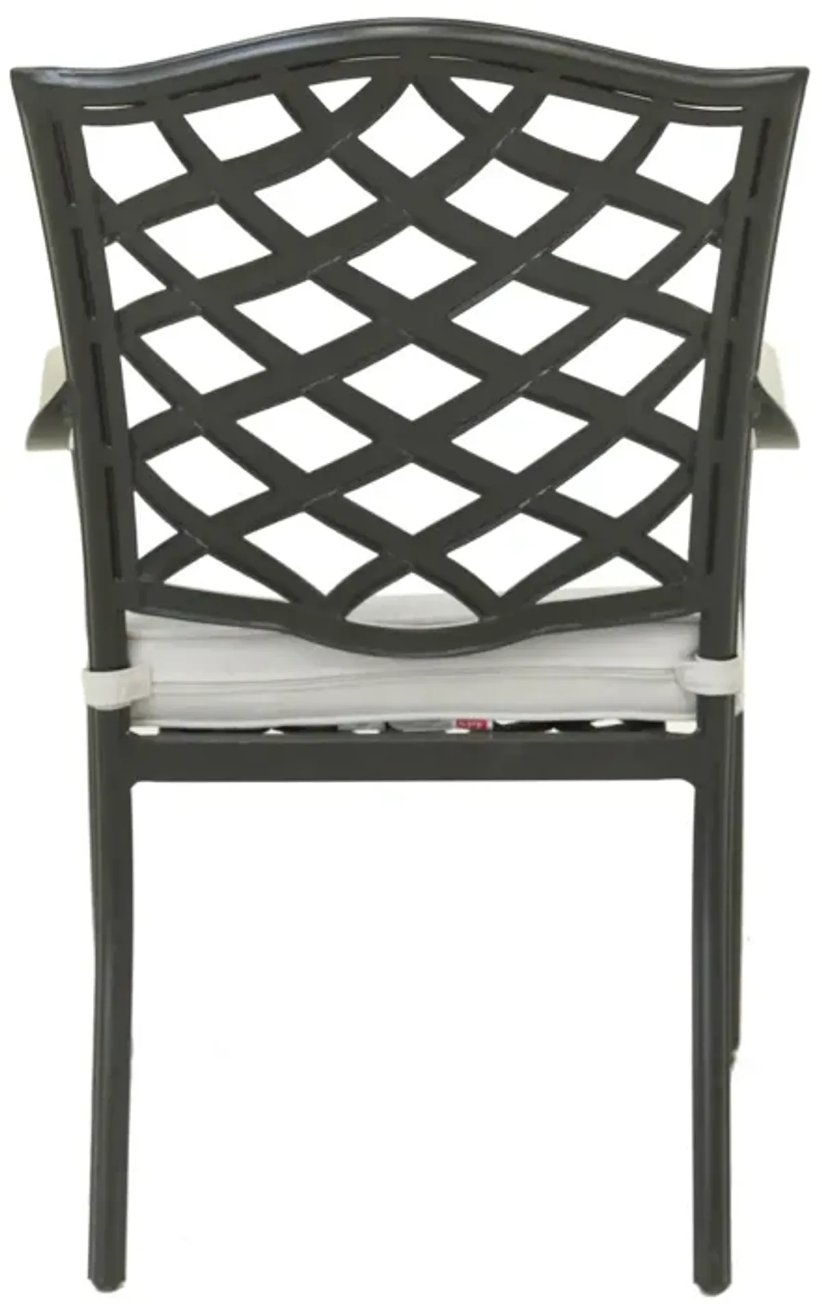 7 Piece Rectangular Dining Set With 6 Arm Chairs - Cast Silver