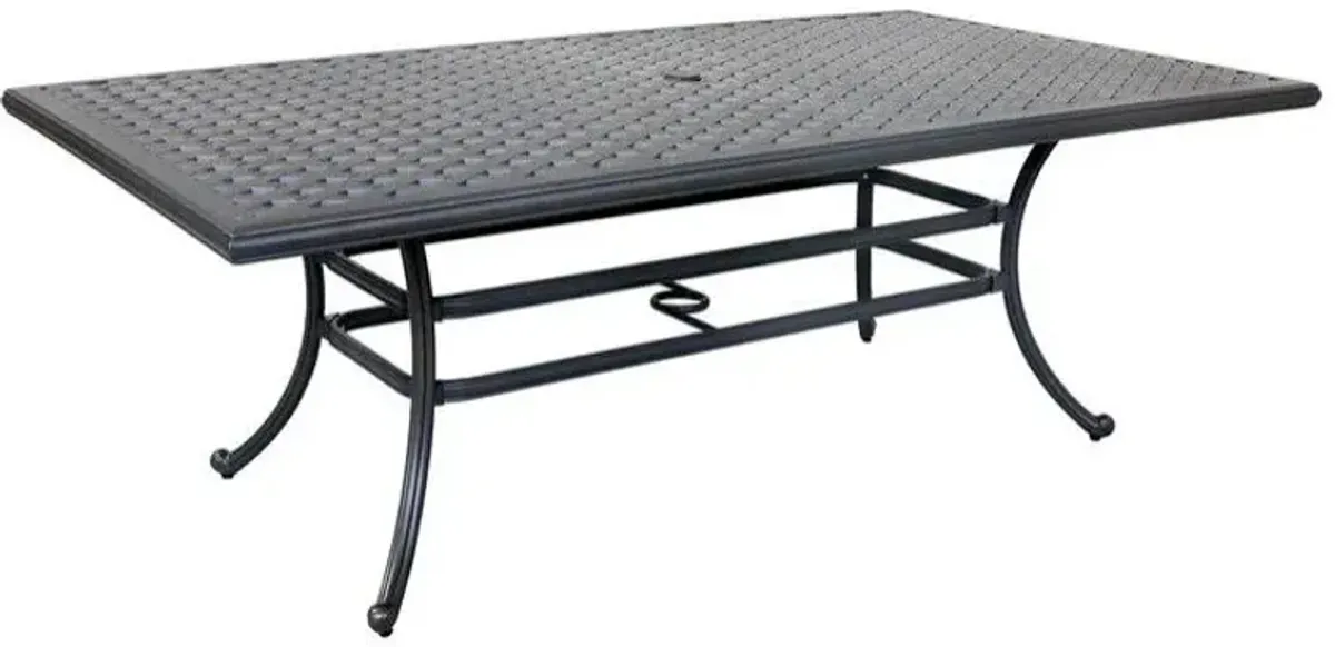 Rectangular 6 Person 85.83" Long Dining Set With Cushions