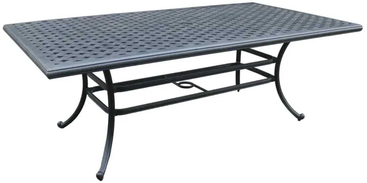 Rectangular 6 Person 85.83" Long Dining Set With Cushions
