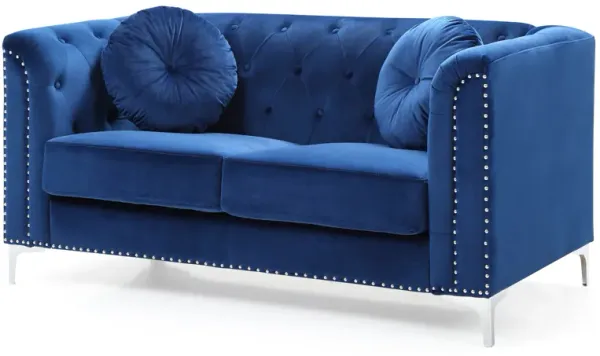 Stylish Sloped Arm Loveseat