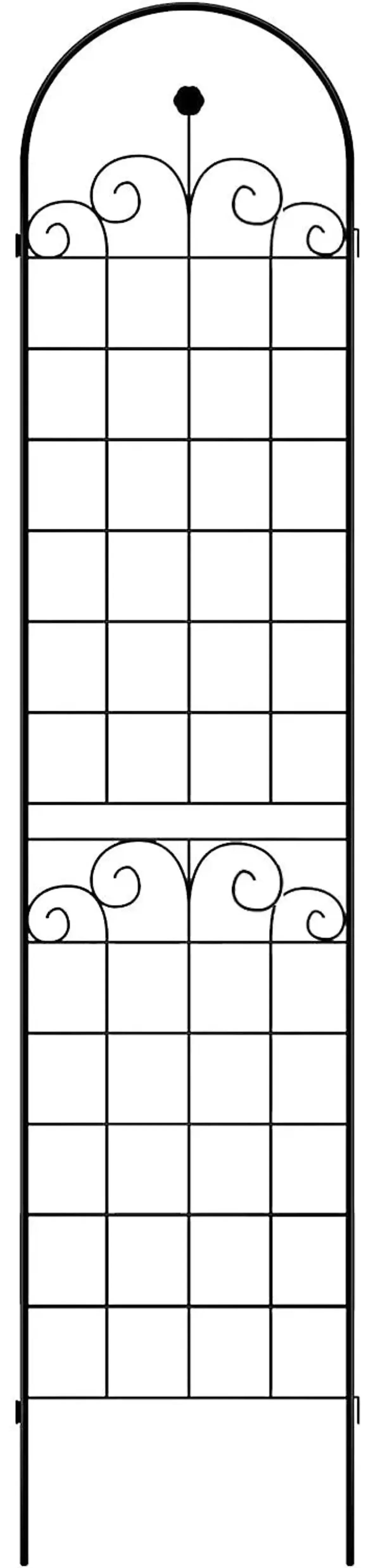Metal Garden Trellis For Climbing Plants Outdoor Rustproof Plant Support Rose Trellis Netting Trellis