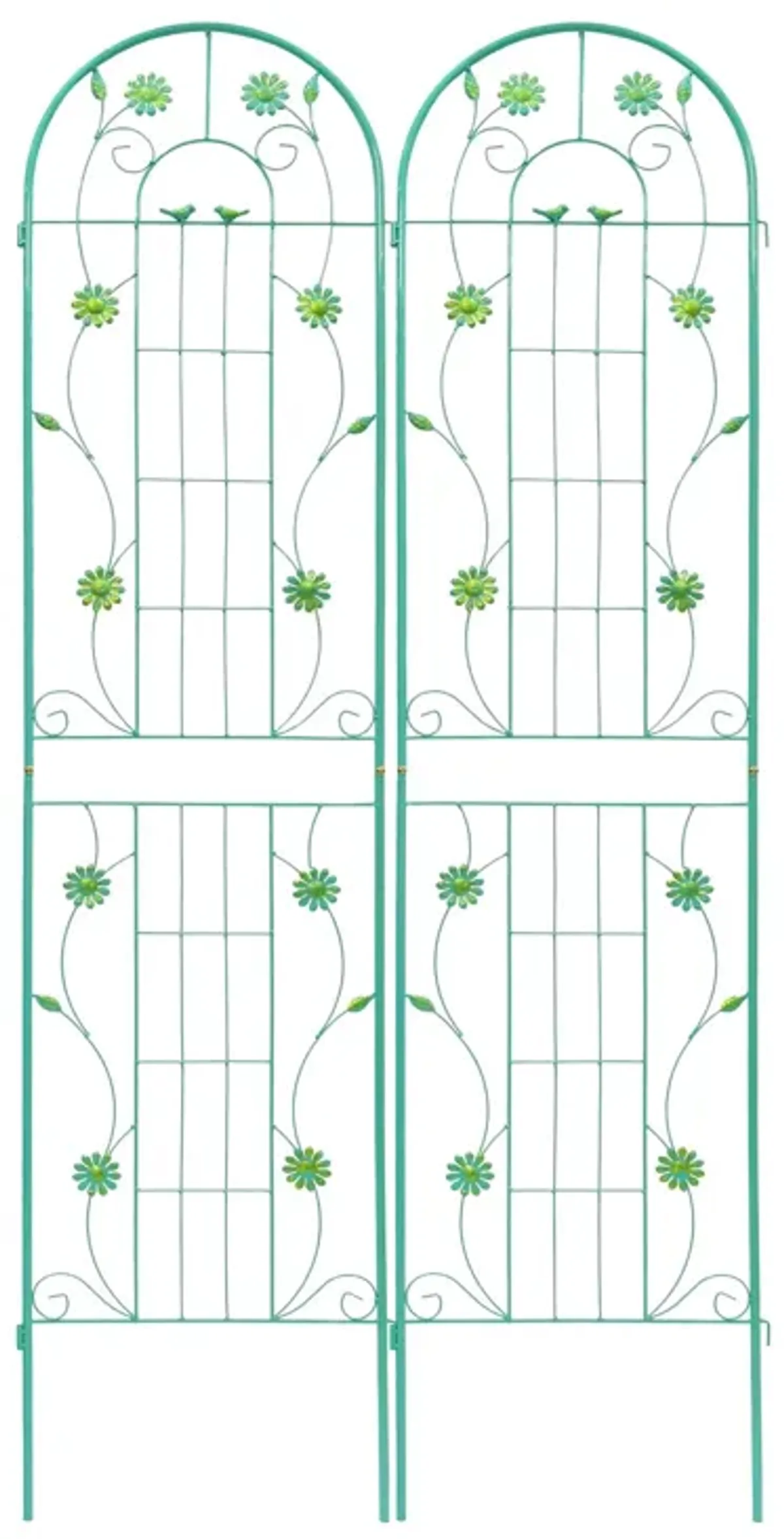 Metal Garden Trellis Rustproof Trellis For Climbing Plant Outdoor Flower Support