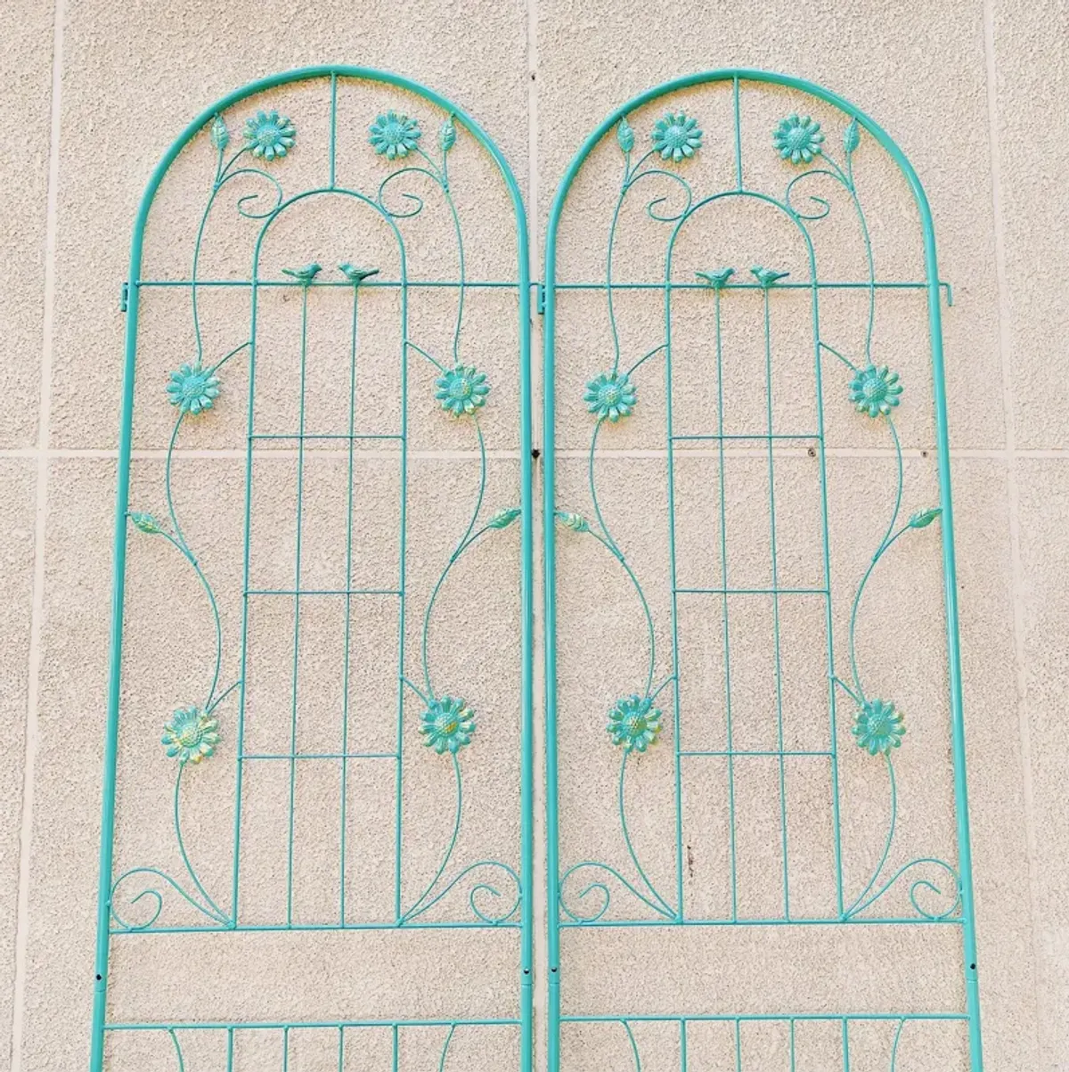 Metal Garden Trellis Rustproof Trellis For Climbing Plant Outdoor Flower Support