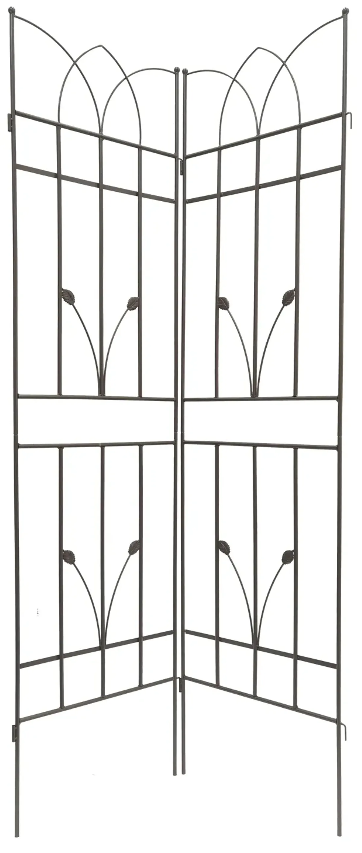 Metal Garden Trellis Rustproof For Climbing Plants Outdoor Flower Support
