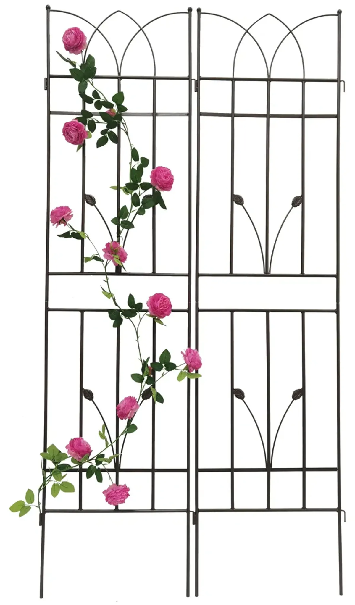Metal Garden Trellis Rustproof For Climbing Plants Outdoor Flower Support