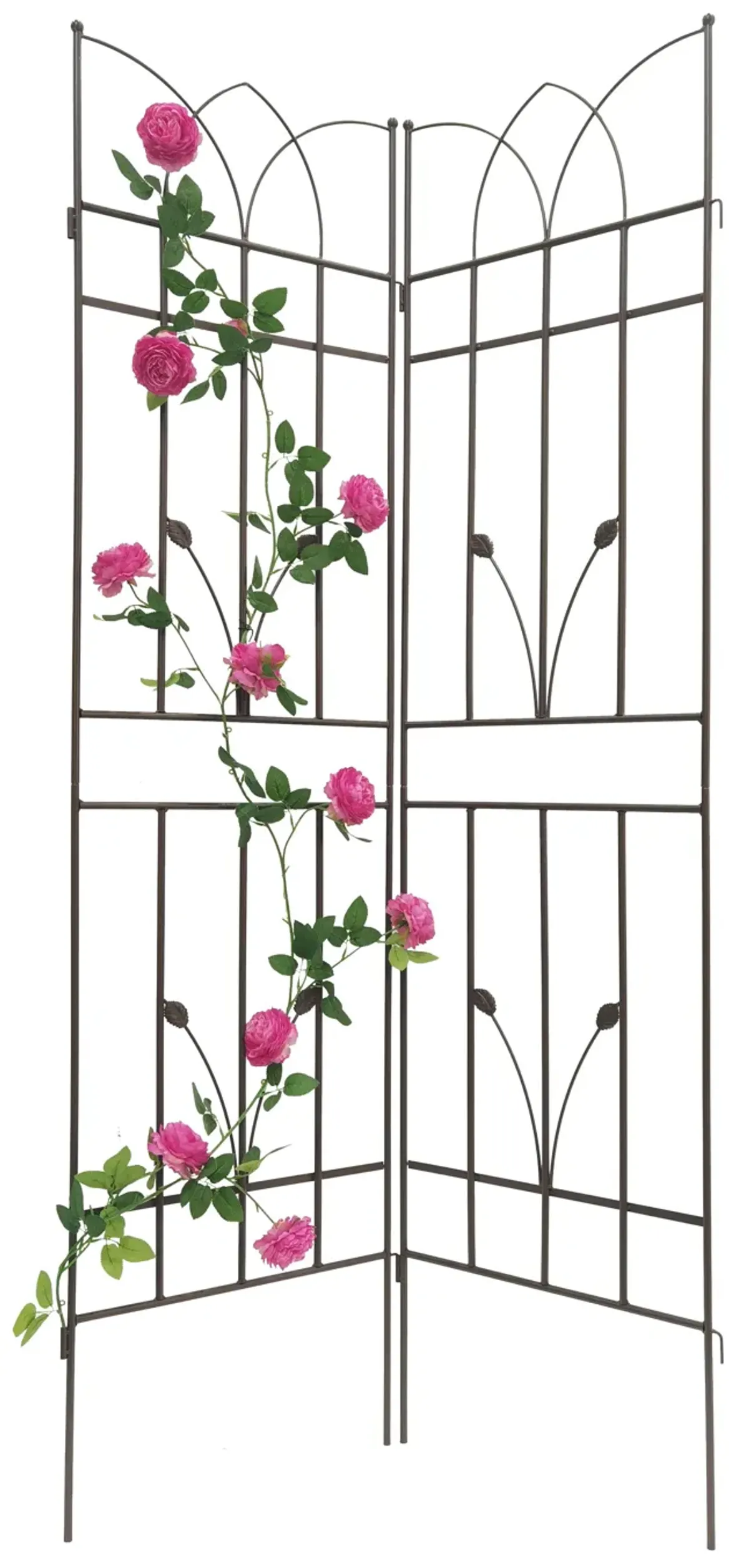 Metal Garden Trellis Rustproof For Climbing Plants Outdoor Flower Support