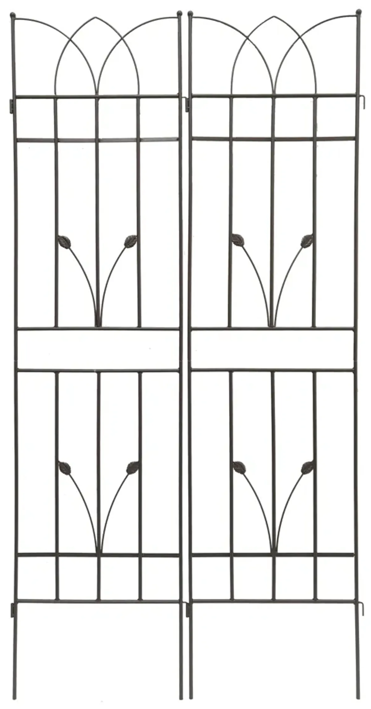 Metal Garden Trellis Rustproof For Climbing Plants Outdoor Flower Support