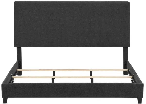 Boucle Upholstered Platform Bed