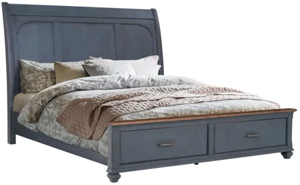 Americana - Sleigh Bed