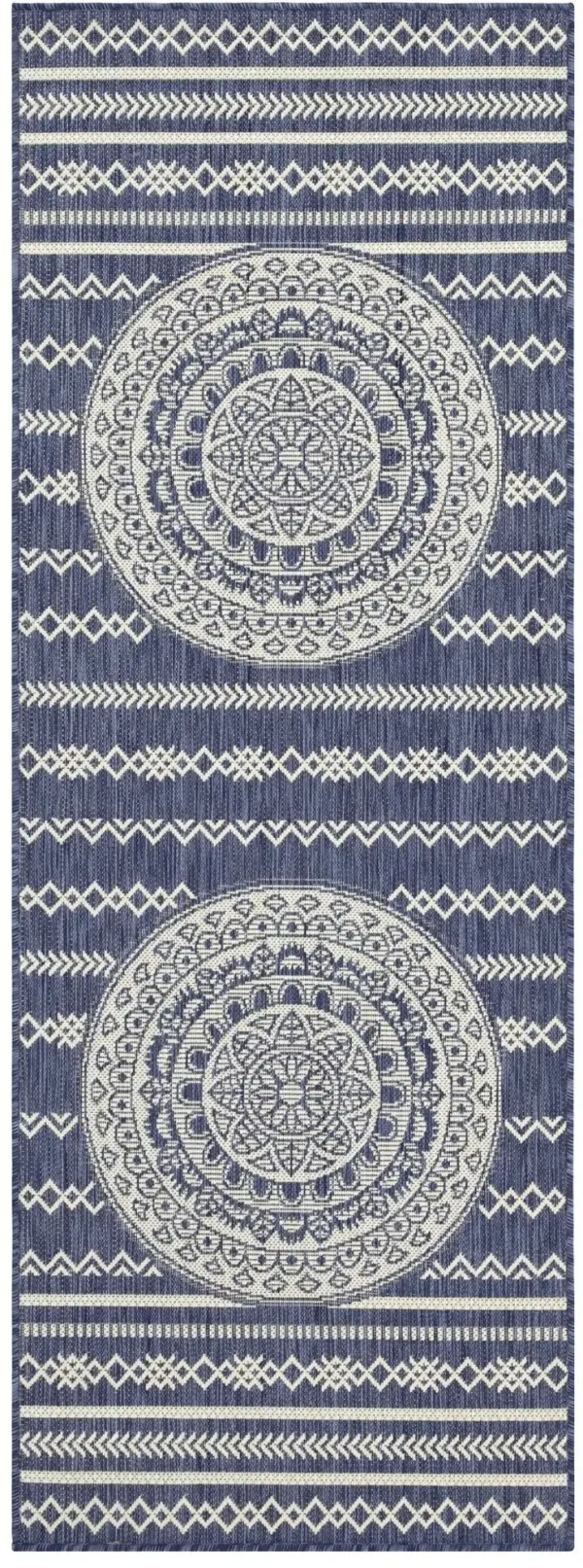 Sunshine - 2'7" X 7'3" Indoor / Outdoor Area Rug, Polypropylene