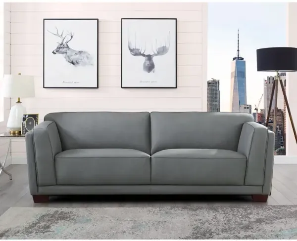 Marshall - Leather 2 Seater Sofa - Slate