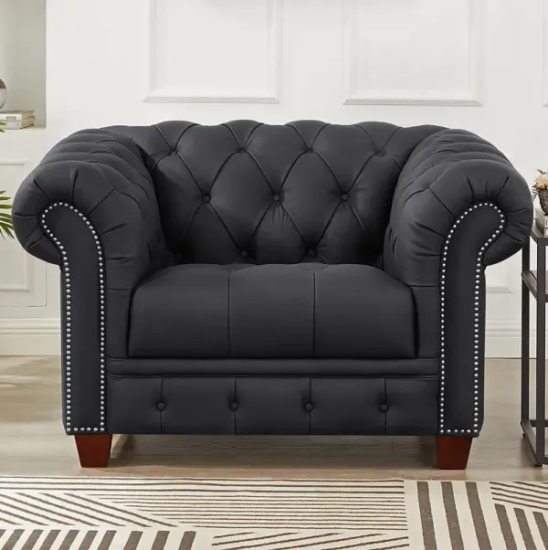 York - Waxy Pull Up Leather Chair