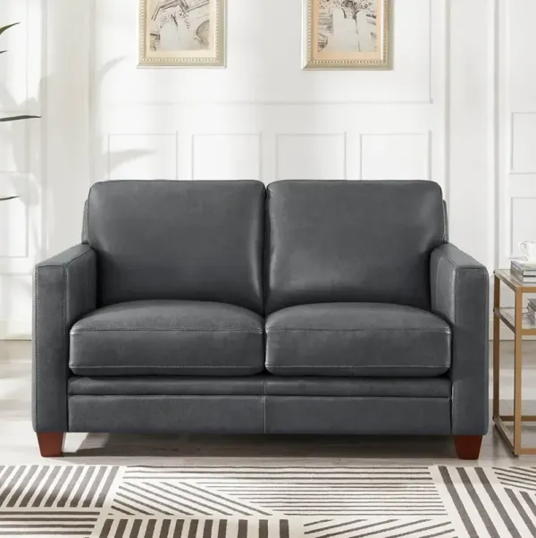 Naples - Leather Loveseat