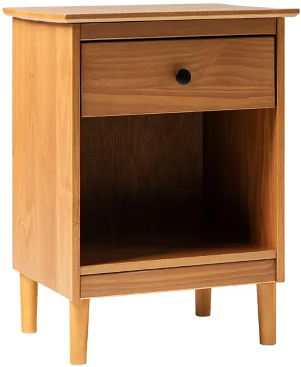 Classic 1 Drawer Nightstand With Cubby