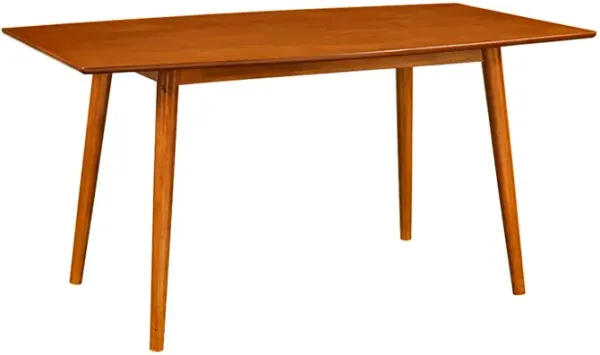 Mid-Century Modern Minimalist Dining Table - Acorn