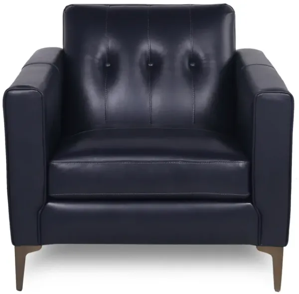 Mid-Century, Tufted Leather Chair