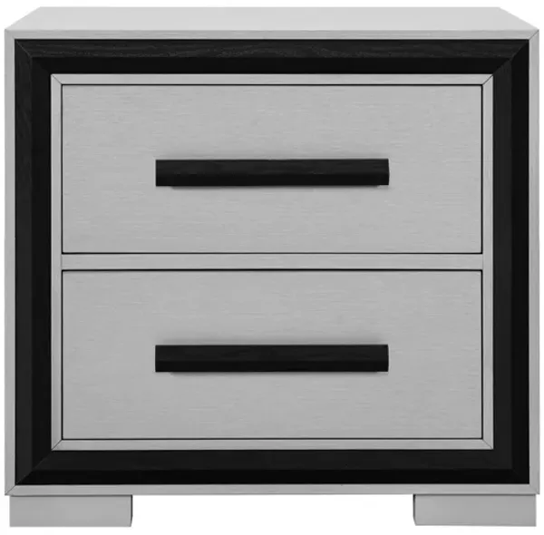 Adelaide - Nightstand - Gray / Black