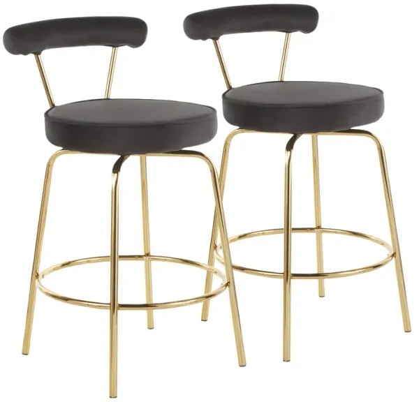 Rhonda - Glam Counter Stool (Set of 2)