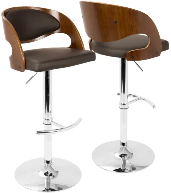 Pino - Mid Century Modern Adjustable Barstool With Swivel