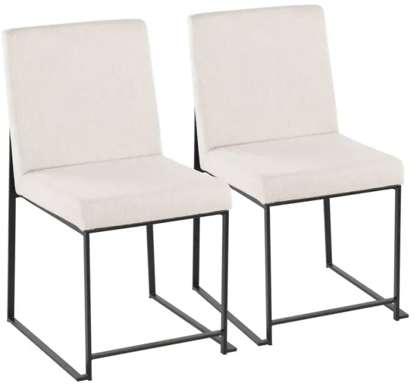 Fuji - Contemporary Modern Elegance With High Back Dining Chair (Set of 2)