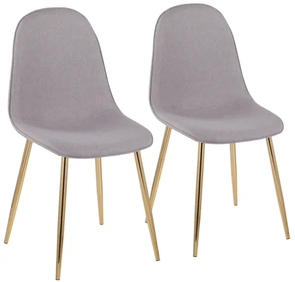 Pebble - Contemporary Modern Design Chair (Set of 2)