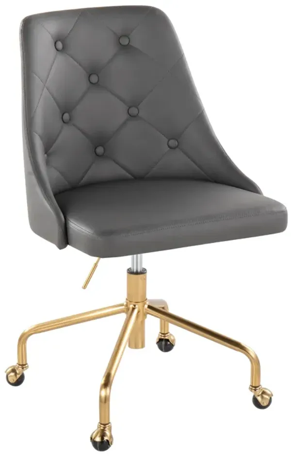Marche - Contemporary Adjustable Office Chair With Casters