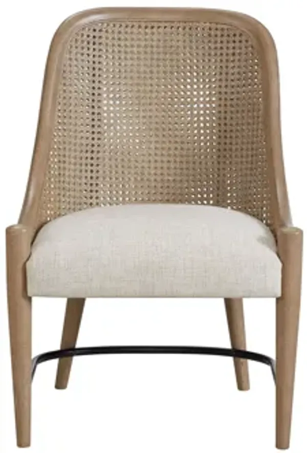Cane - Backed Host Chair Colored (Set of 2) - Sand
