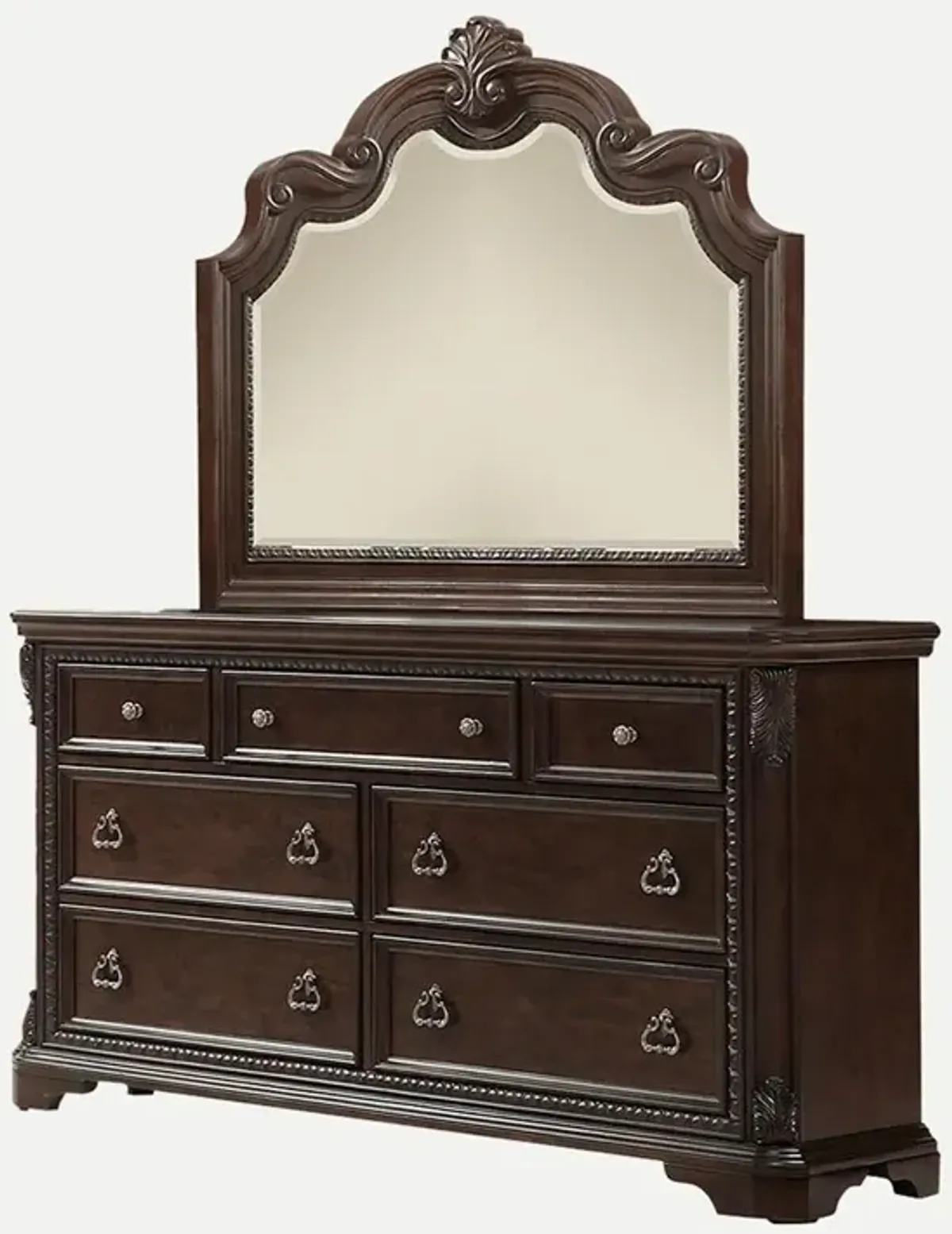 7 Drawer Dresser - Mahogany