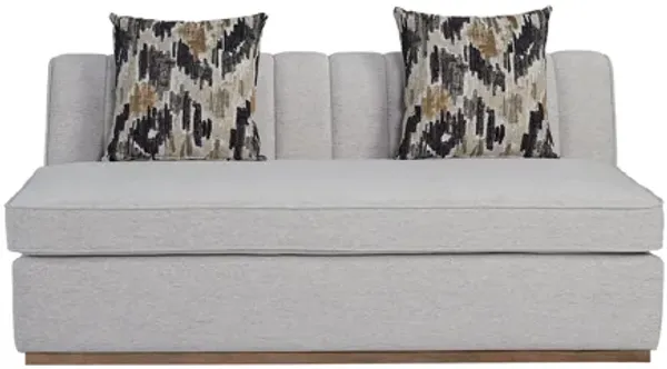 Channel - Armless Loveseat - Off White
