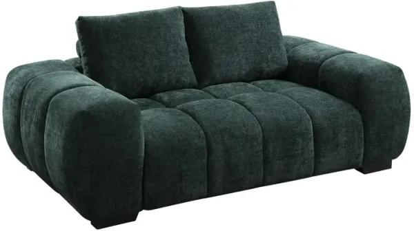 Ferrand - Chenille Loveseat - Green