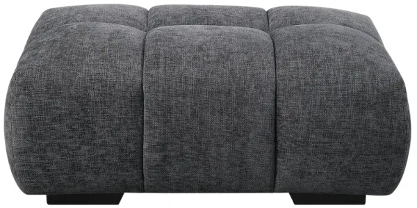 Chosen - Chenille Ottoman - Gray