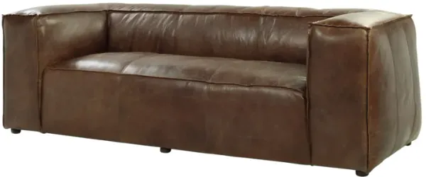 Brancaster - Grain Leather Sofa - Brown