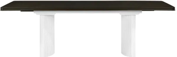 Carene - Dining Table (With Leaf) - Brown / White