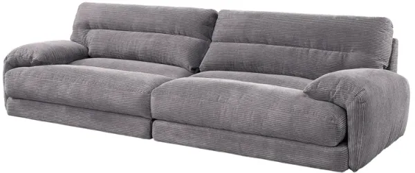 Cadenza - Corduroy Sofa - Gray