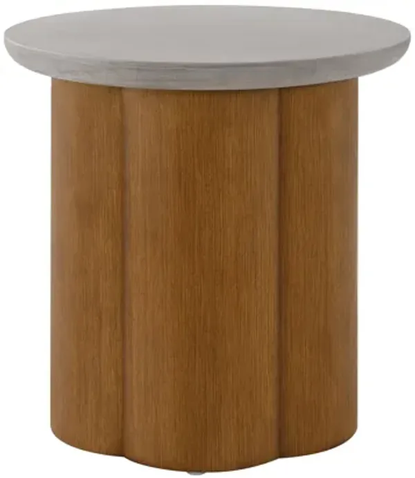 Evenlyn - Faux Concrete Top Table