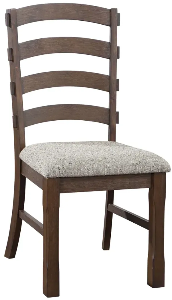 Pascaline - Rustic Side Chair (Set of 2) - Gray / Brown