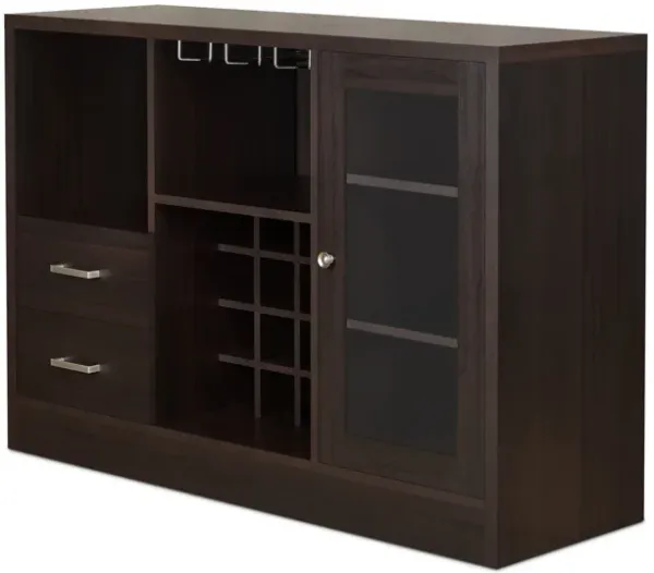 Hazen - Wine Cabinet III - Espresso