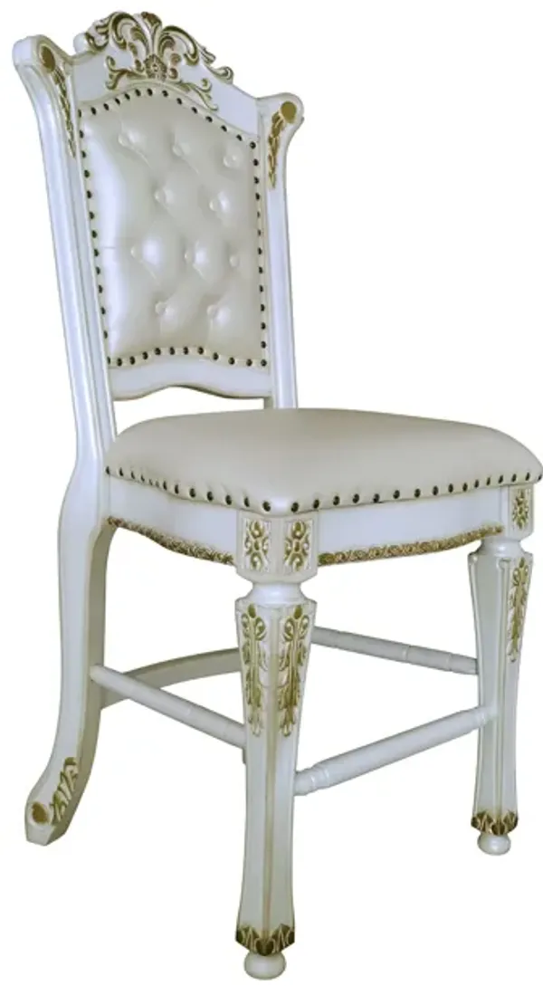 Vendome - Antique Counter Height Chair (Set of 2) - White