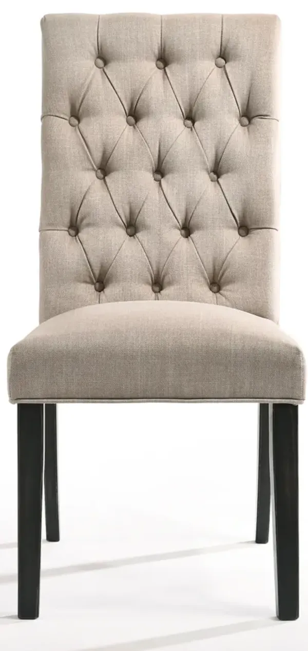 Morland - Vintage Side Chair (Set of 2) - Black / Tan