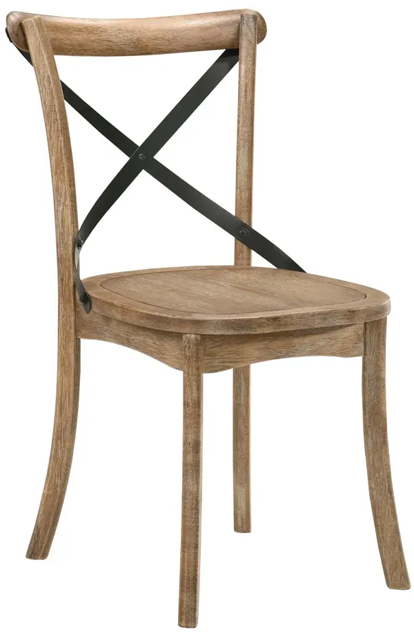 Kendric - Rustic Side Chair (Set of 2) - Oak