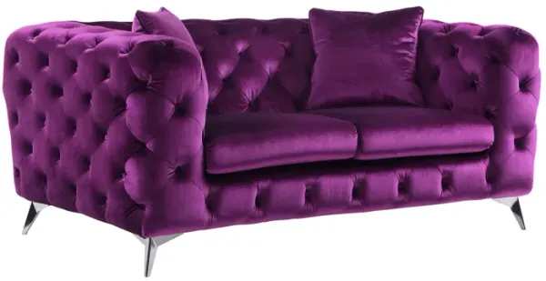 Atronia - Velvet Loveseat