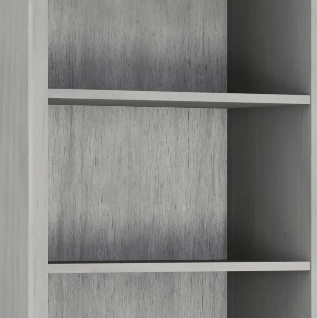 Amherst - 5 Shelf Bookcase - Fog Gray