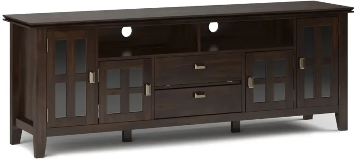 Artisan - TV Media Stand - Tobacco Brown