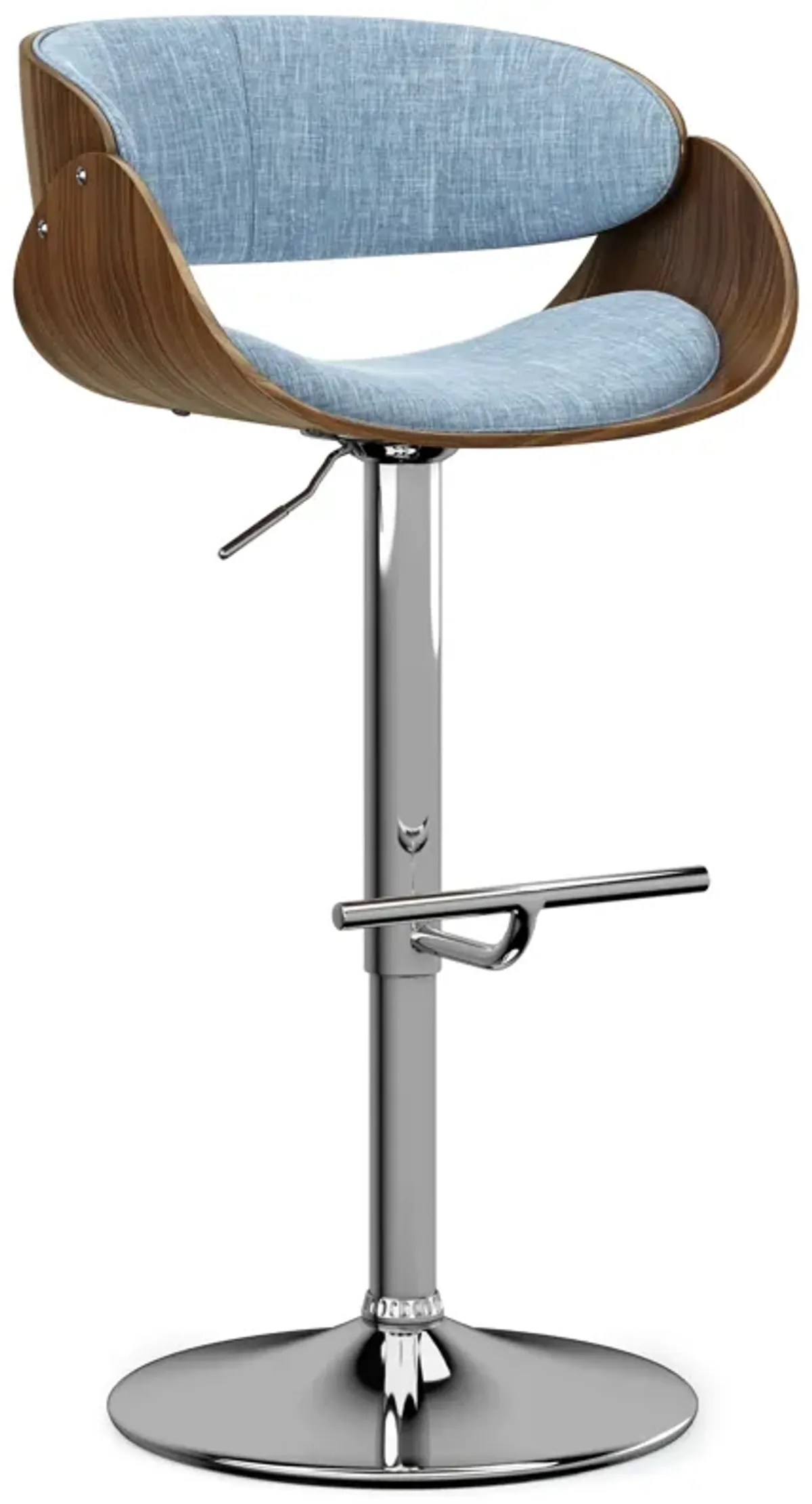 Amery - Mid Century Modern Adjustable Swivel Bar Stool