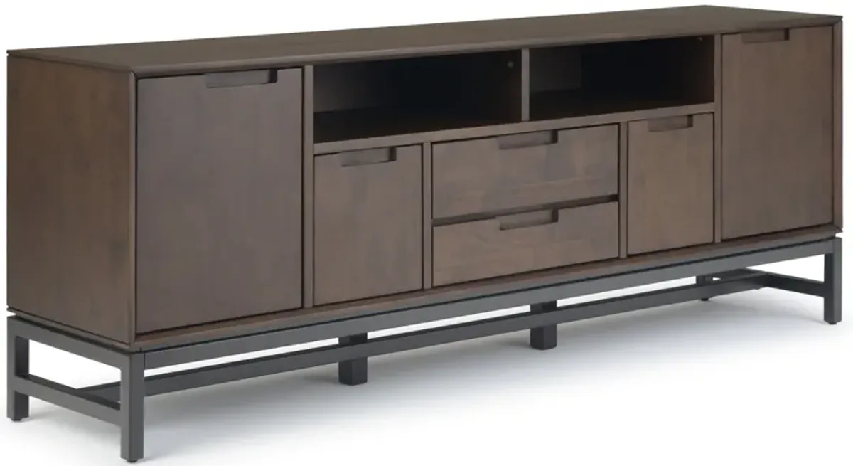 Banting - Mid Century Wide TV Stand - Walnut Brown